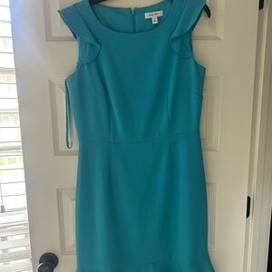 Blue Sheath Dress